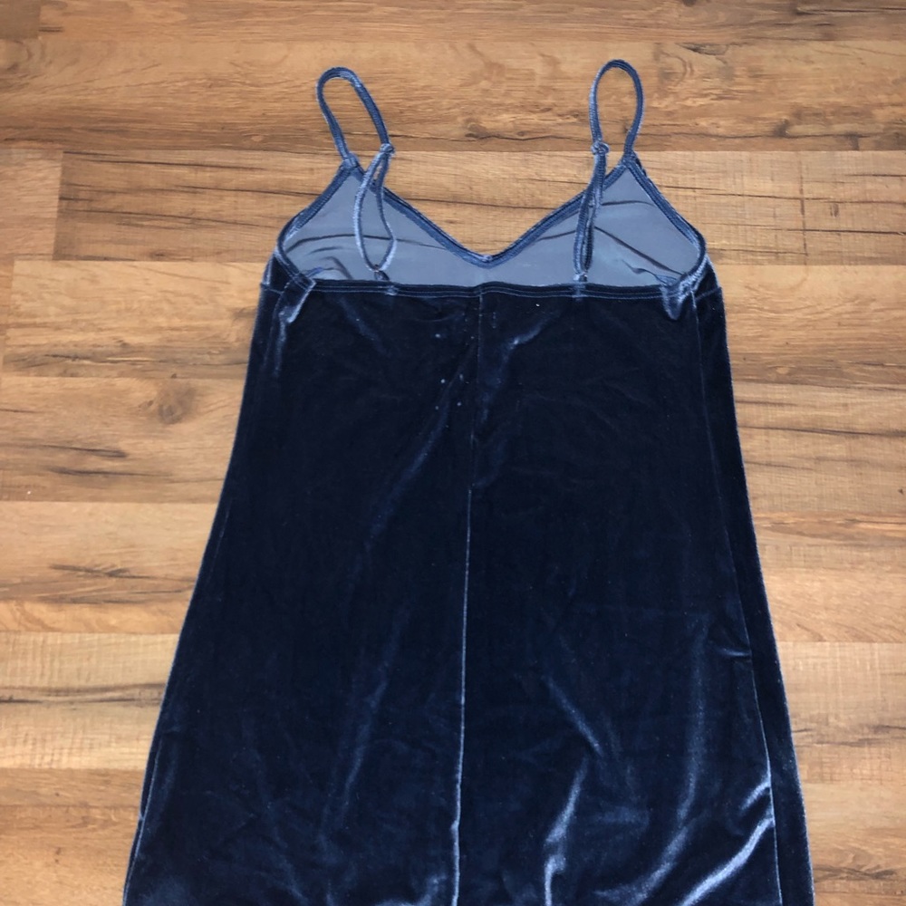 Blue velvet dress XS - Picture 4 of 5